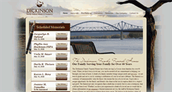 Desktop Screenshot of dickinsonfuneralhome.com